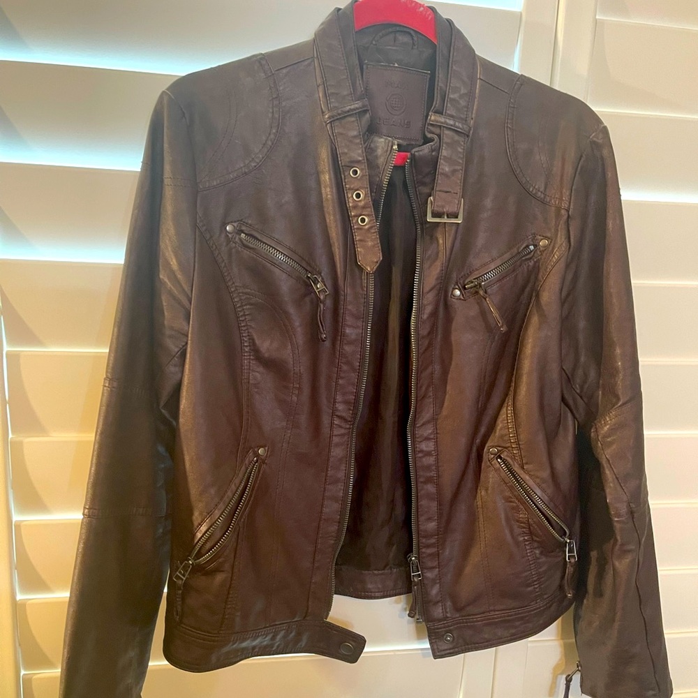 MAX Jeans leather jacket